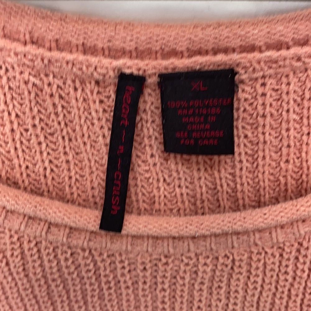 misty rose xl sweater Heart~n~crush